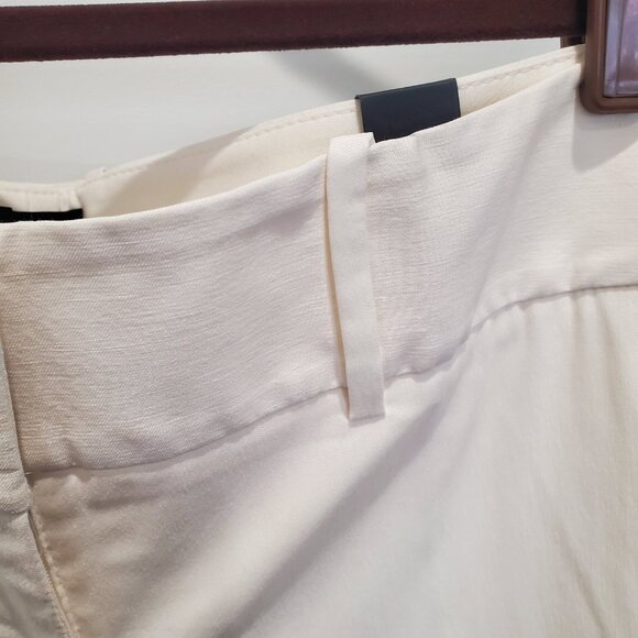 New With Tags Limited Drew Fit White/Off White Stretch Wide Belt Loop Pants  12 - Picture 8 of 15